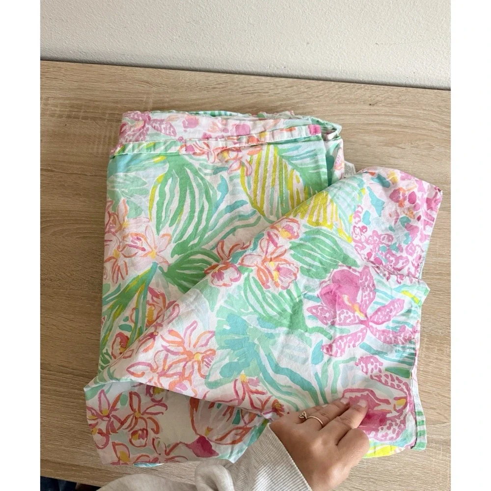 Pottery Barn Teen Lilly Pulitzer Orchid Sheet Set 3 Pc Twin